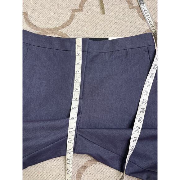 NWT Ann Taylor The Ankle Pant Embroidered Hem Naval Night Wash pants, size 4 - Picture 11 of 16
